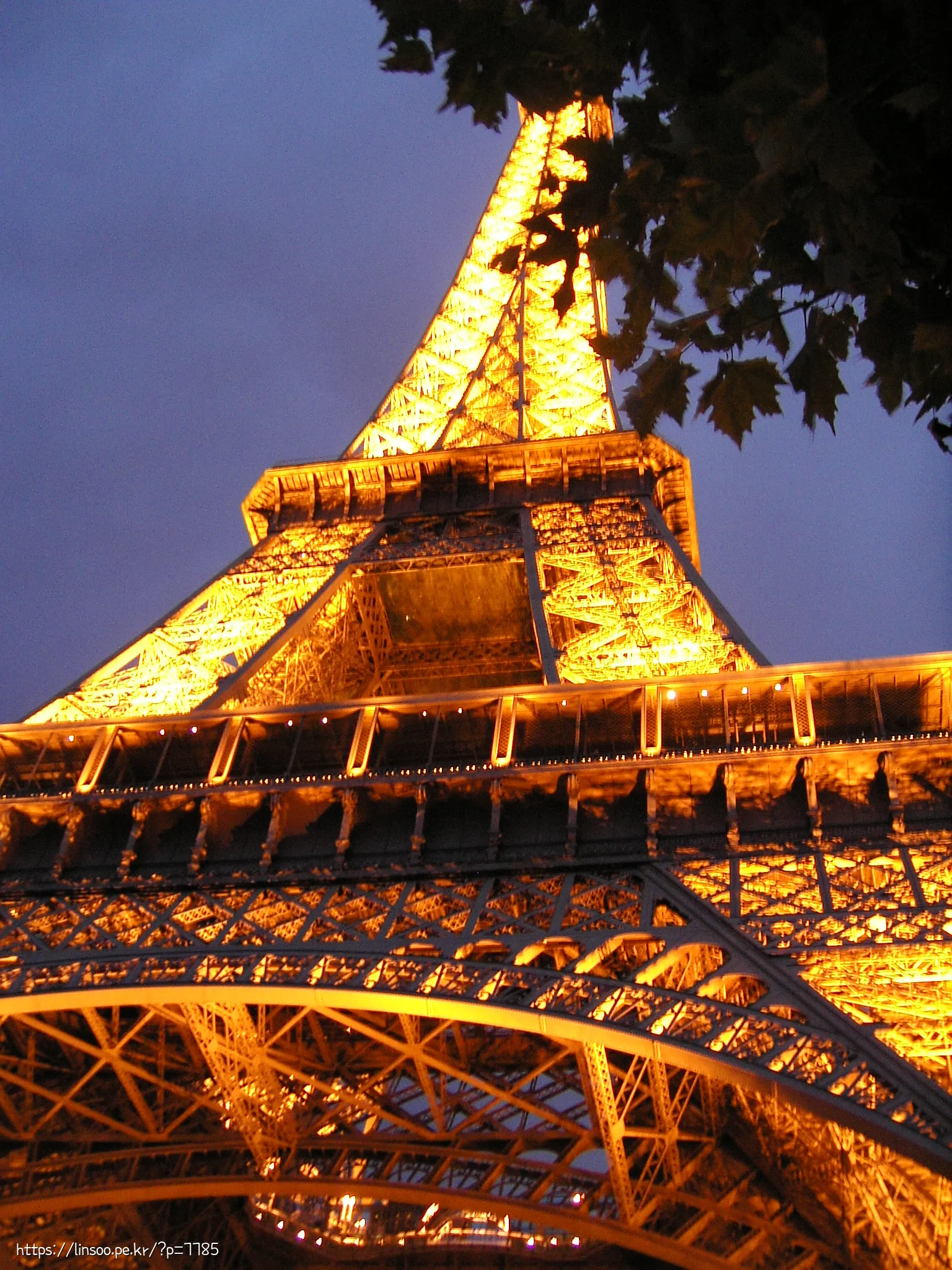프랑스 에펠탑 야경