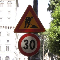 로마에서 본 경고표지