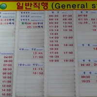 강릉 시외버스터미널 시간표