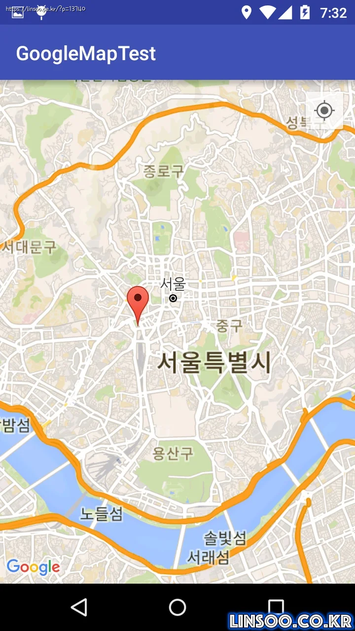 Google 지도 서울