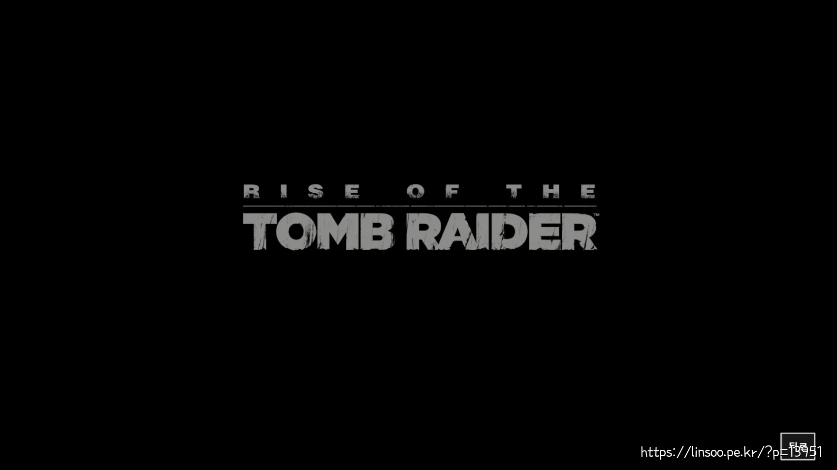 Rise of the Tomb Raider 타이틀