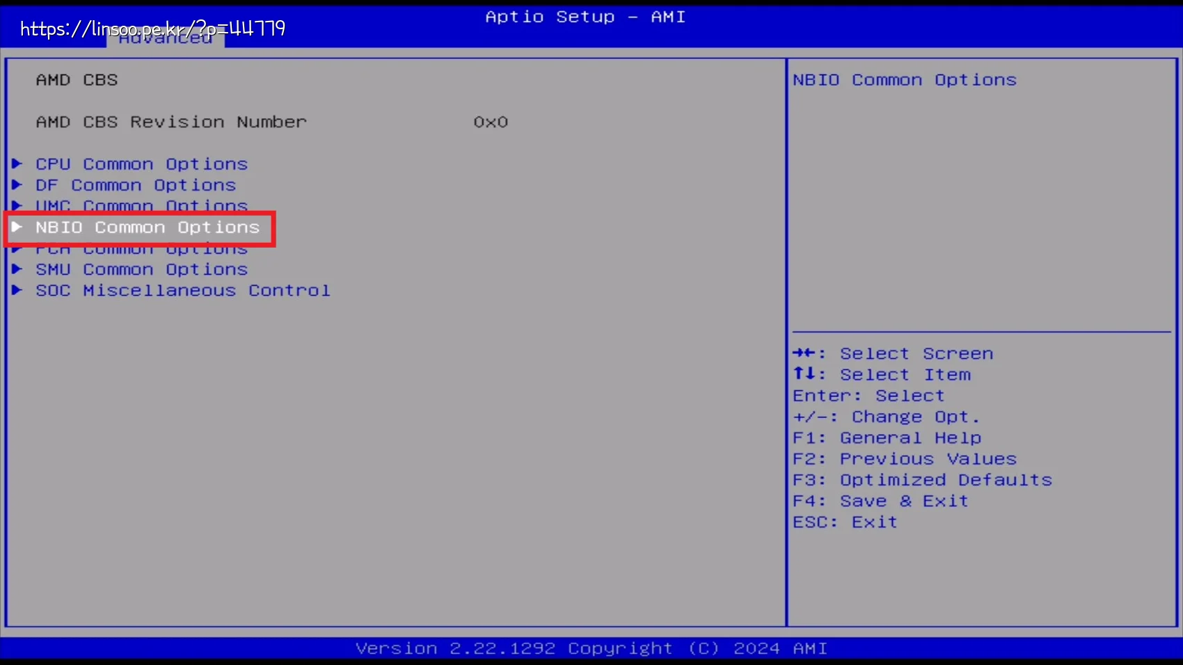 Ser8 BIOS V25 Advanced->AMD CBS