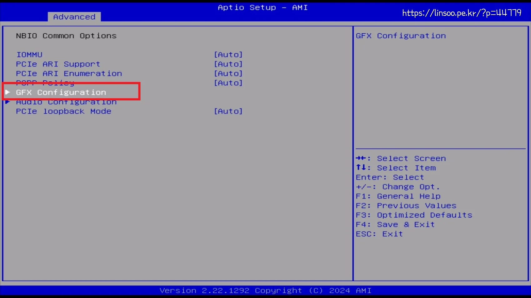 Ser8 BIOS V25 Advanced->AMD CBS->NBIO Common Options