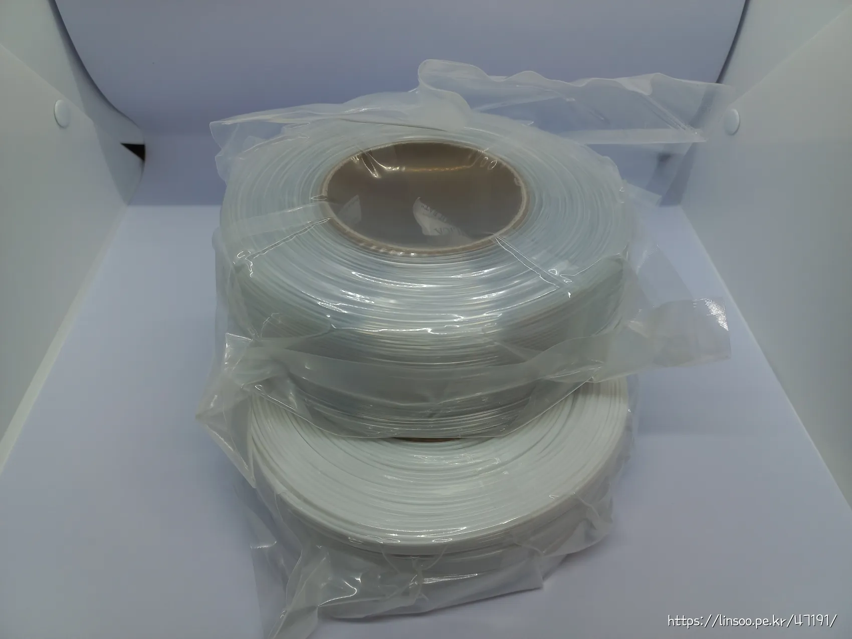 투명/흰색 PETG 필라멘트