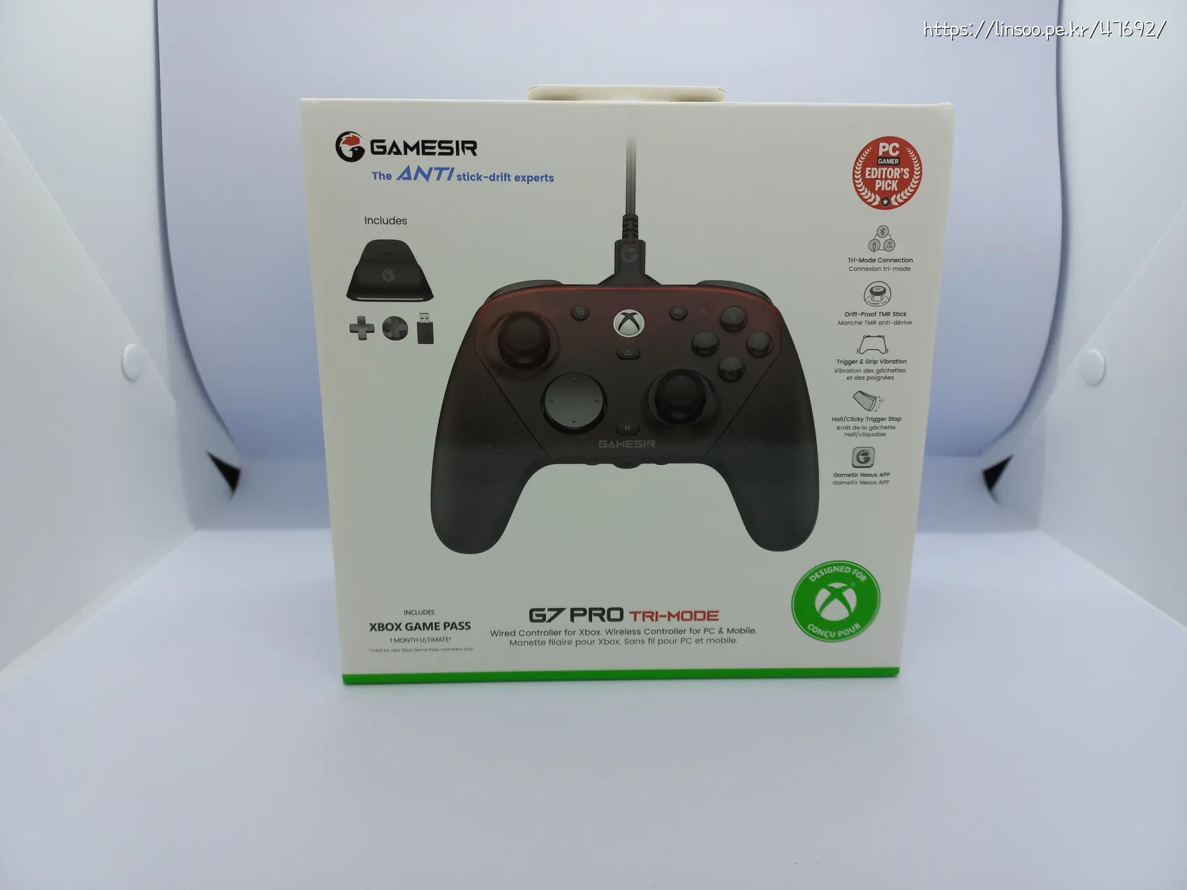 GameSir G7 Pro 게임패드 도착